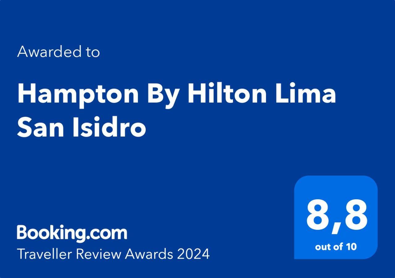 Hotel Hampton By Hilton Lima San Isidro Exterior foto